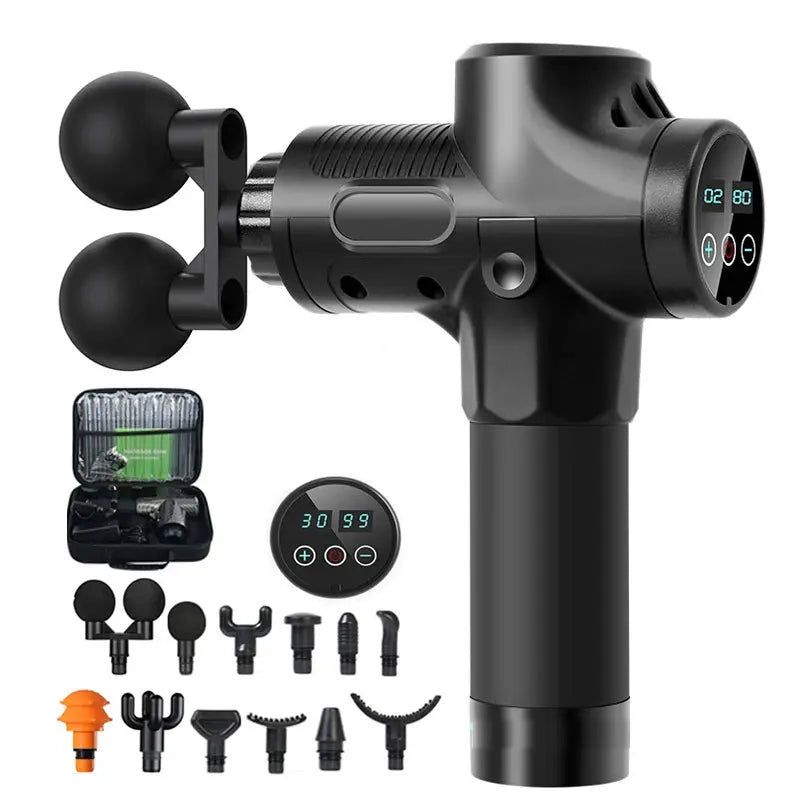 12V Professional Massage Gun With Portable Bag - Suncollections